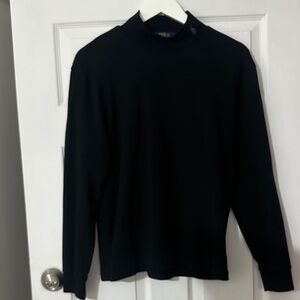 Ralph Lauren Soft Cotton Mockneck Shirt